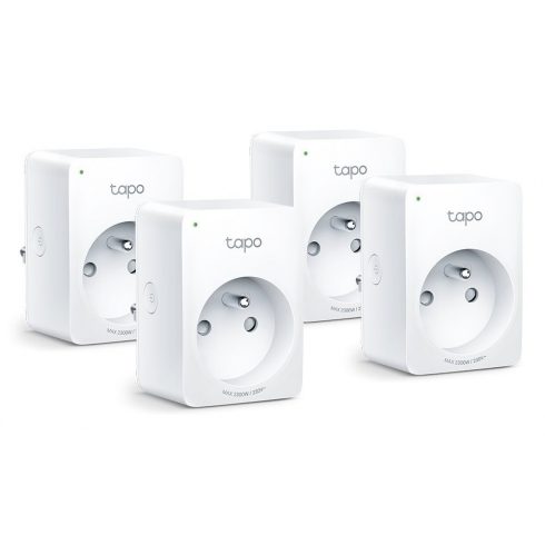 TP-Link Tapo P100 (4-pack) Pametna vtičnica, 230V regulacija preko IP, Cloud, WiFi