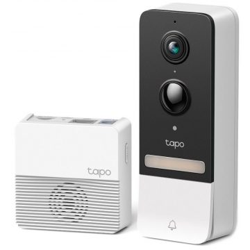   TP-Link Tapo D230S1, pametni video zvonec, 5 MP kamera, inteligentno zaznavanje, IP64, deluje s središčem H200-IoT