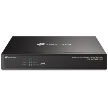   TP-Link VIGI NVR1008H-8MP mrežni video snemalnik 8 kanalov, 8x Lan s PoE, 2x USB