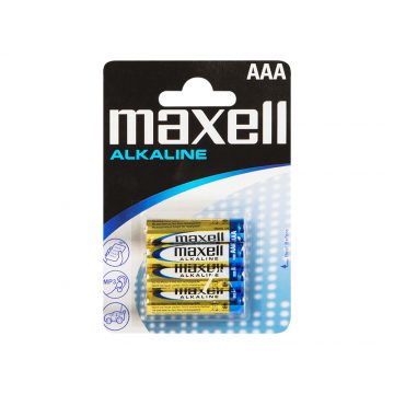   8643# alkalna baterija AAA 1,5 LR3 Maxell 4 kosi ovoj z mehurčki