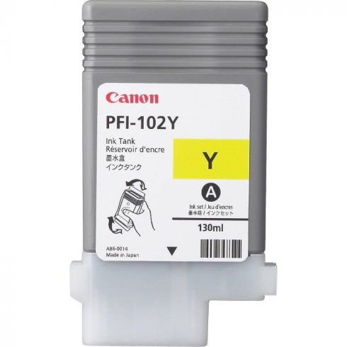 Canon Ink kartuša PFI-102Y/ iPF-500/ 6x0/ 7xx/ LP-xxx/ Rumena