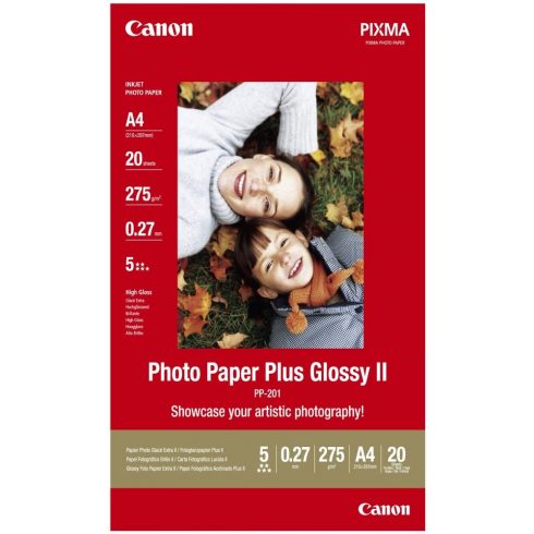 Canon foto papir PP-201/ A4/ Glossy/ 20 kos