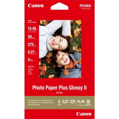 Canon foto papir PP-201/ 13x18cm/ Glossy/ 20 kos