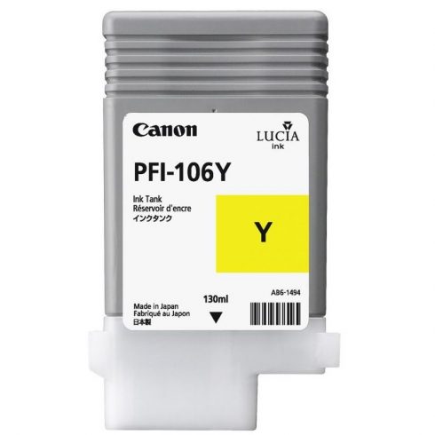 Canon Ink kartuša PFI-106Y/ iPF-63xx/ Yellow