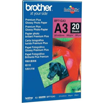   Foto papir BROTHER BP71GA3/ A3/ Premium Glossy/ 260g/ 20 listov