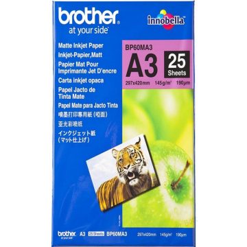 Foto papir BROTHER BP60MA3/ A3/ Photo Matt/ 190g/ 25 listov