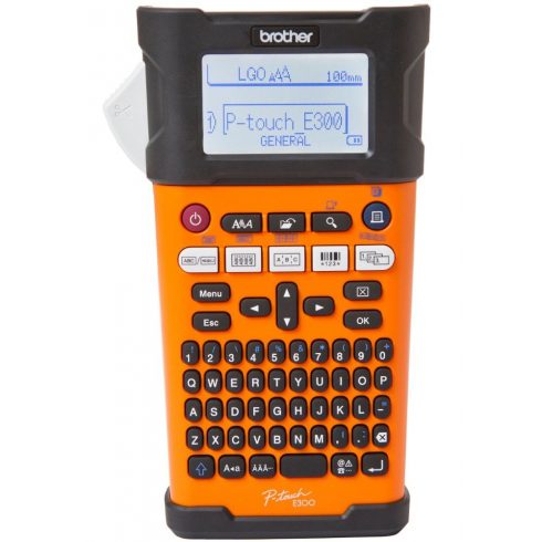 BROTHER tiskalnik samolepilnih etiket PT-E300VP/ 180 dpi/ LCD/ kovček