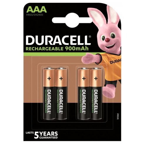 Duracell Rechargeable polnilna baterija 900mAh 4 kosi (AAA)