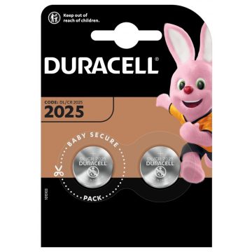 Duracell litijeva gumbasta baterija CR2025 2 kosa