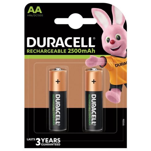 Duracell polnilna baterija 2500mAh 2 kosa (AA)