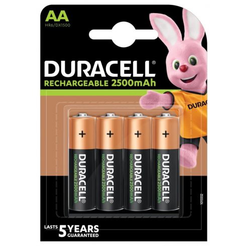 Duracell polnilna baterija 2500mAh 4 kosi (AA)