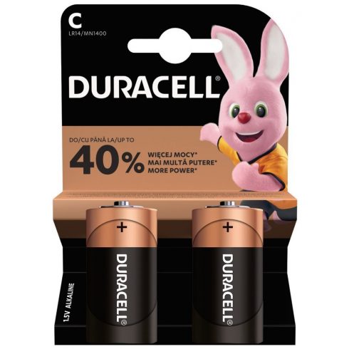 Duracell Basic alkalna baterija 2 kosa (C)