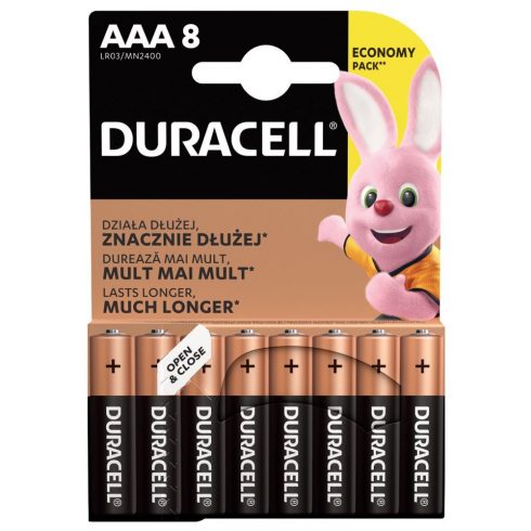 Duracell Basic alkalna baterija 8 kosov (AAA)