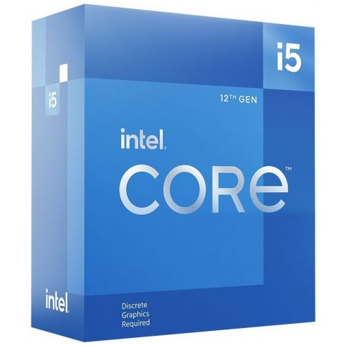 INTEL Core i5-12400F / Alder Lake / LGA1700 / maks. 4,4 GHz / 6C/12T / 18 MB / 65 W TDP / BOX vklj. hladilniki