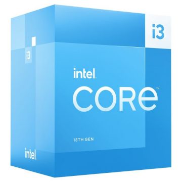   INTEL Core i3-13100 / Raptor Lake / LGA1700 / maks. 4,5 GHz / 4C/8T / 12 MB / 60 W TDP / BOX.