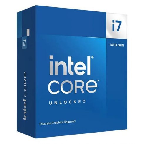 INTEL Core i7-14700KF / Raptor Lake R / LGA1700 / max 5.6GHz / 8P+12E/28T / 33MB / 125W TDP / brez VGA / BOX.