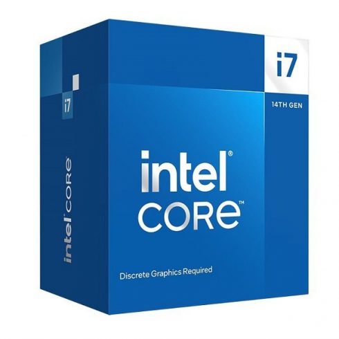 INTEL Core i7-14700F / Raptor Lake R / LGA1700 / max 5.4GHz / 8P+12E/28T / 33MB / 65W TDP / brez VGA / BOX.