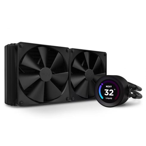 NZXT vodni hladilnik Kraken 280 ELITE / 2x140mm ventilator / 4-pin PWM / LCD disp. / 6 let