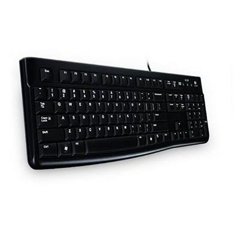 Logitech K120 - Žična tipkovnica (črna)