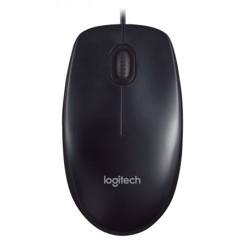 Miška Logitech M90/ Žična/ Optična/ 1000dpi/ USB/ Črna