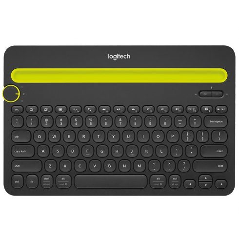 Tipkovnica Logitech K480/ Brezžična/ Bluetooth/ ZDA (ameriška)/ Črna