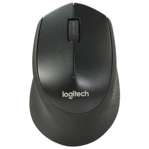 Miška Logitech M330 Silent Plus/ brezžična/ 3 gumbi/ 1000dpi/ USB/ črna