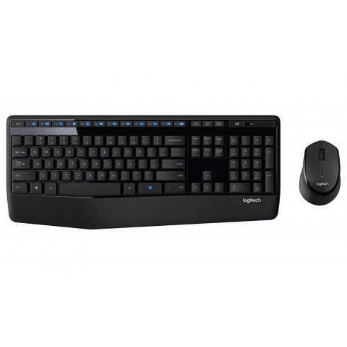 Komplet tipkovnica in miška Logitech MK345 / brezžična / 2,4 Ghz / USB sprejemnik / CZ + SK / črna