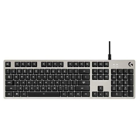 Logitech gaming tipkovnica G413/ mehanska/ Romer-G/ USB/ US layout/ Srebrna