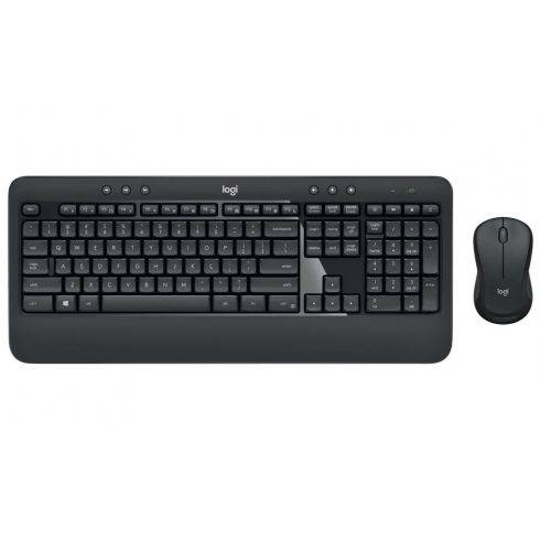 Logitech komplet tipkovnica in miška MK540 ADVANCED/ brezžična/ 2,4 GHz/ USB sprejemnik/ US/ črna