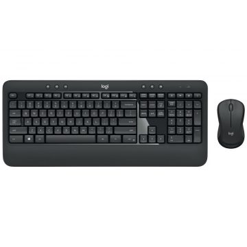   Logitech set MK540 ADVANCED, Brezžična tipkovnica + miška/ 2.4GHz/ USB sprejemnik/ CZ/SK/ črn