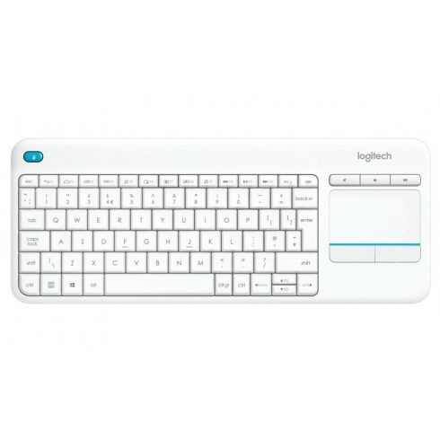 Logitech tipkovnica Touch K400 Plus / Brezžična/ 2,4 GHz/ Sledilna ploščica/ USB sprejemnik/ CZ/ Bela