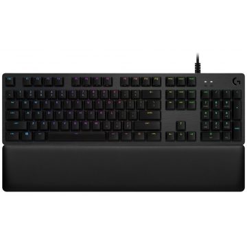   Logitech igralna tipkovnica G513 LIGHTSYNC RGB/ mehanska/ GX Brown/ USB/ US layout/ Carbon