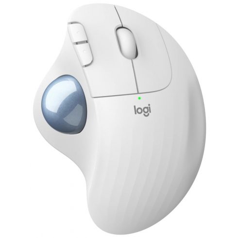 Logitech miška Trackball Ergo M575/ brezžična/ 5 gumbov/ 2000dpi/ USB/ bela