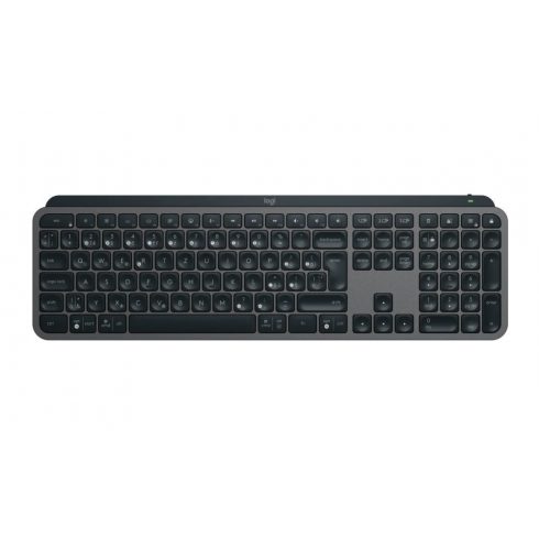 Logitech tipkovnica MX Keys S/ brezžična/ Bluetooth/ USB-C/ CZ-SK postavitev/ grafit