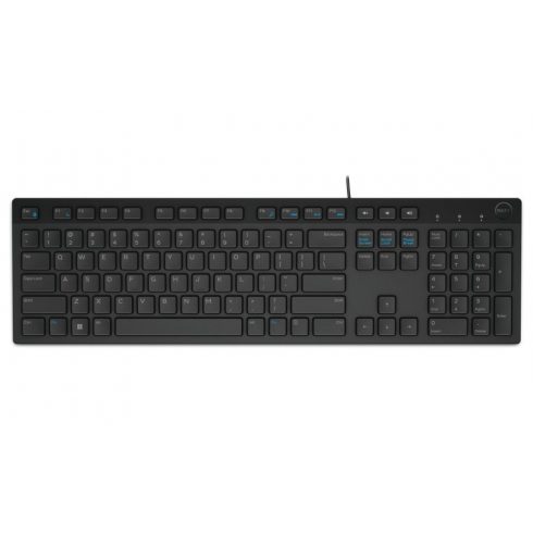 DELL tipkovnica KB216/ multimedijska/ belgijska/ AZERTY/ USB/ žična/ črna