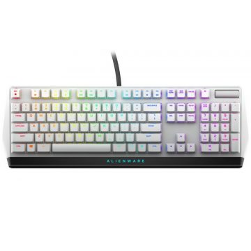   Tipkovnica DELL Alienware, nizkoprofilna RGB mehanska igralna tipkovnica/ AW510K/ ZDA/ Mednarodno/ mednarodno/ Lunarna svetloba