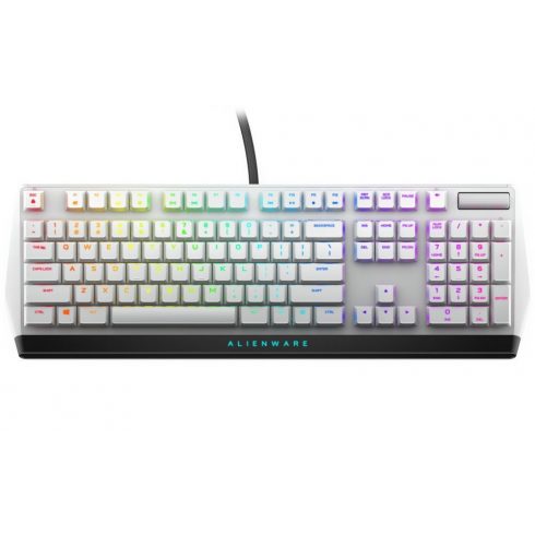 Tipkovnica DELL Alienware, nizkoprofilna RGB mehanska igralna tipkovnica/ AW510K/ ZDA/ Mednarodno/ mednarodno/ Lunarna svetloba