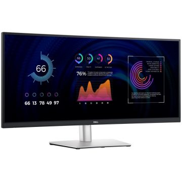   DELL P3424WE/ 34" ukrivljen/ 21:9/ 3440 x 1440/ WQHD/ 1000:1/ 8ms/ IPS/ DP/ HDMI/ USB-C / 4x USB/ RJ45/ 3Y Osnovni vklopi.