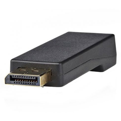 Adapter NEDIS DisplayPort - HDMI/ DisplayPort vtič - vtičnica HDMI/ pozlačen/ črn/ škatla