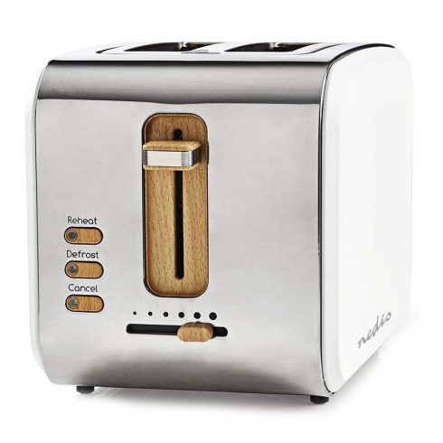 NEDIS toaster/ 2 široki luknji/ Soft-Touch/ 900 W/ bel