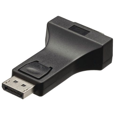 NEDIS DisplayPort adapter/ DisplayPort vtič - DVI-I vtičnica 24+5p/ črna/ blister