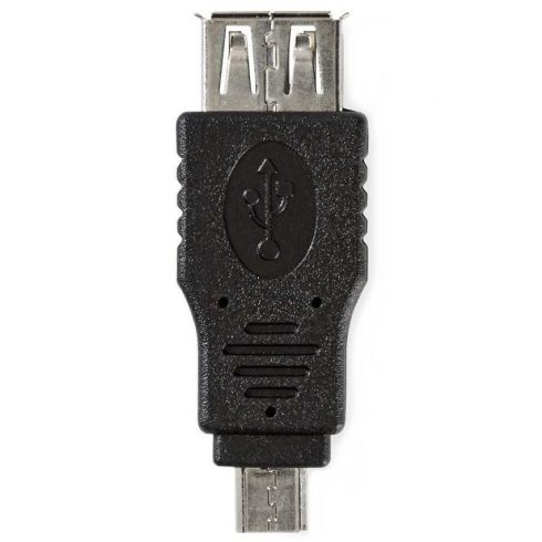 NEDIS USB 2.0 adapter/ USB micro B vtič - USB A vtičnica/ črn/ blister