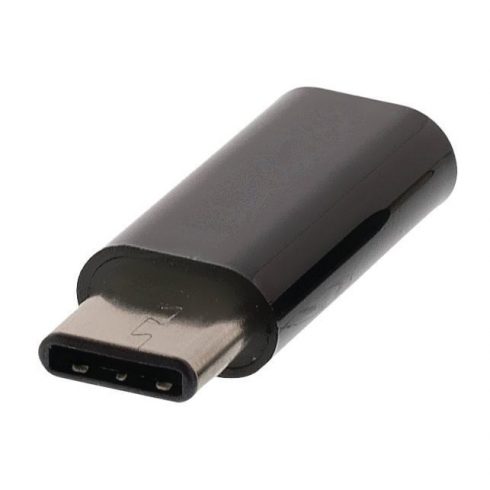 NEDIS USB 2.0 adapter/ vtič Type-C - mikro B vtičnica/ črna