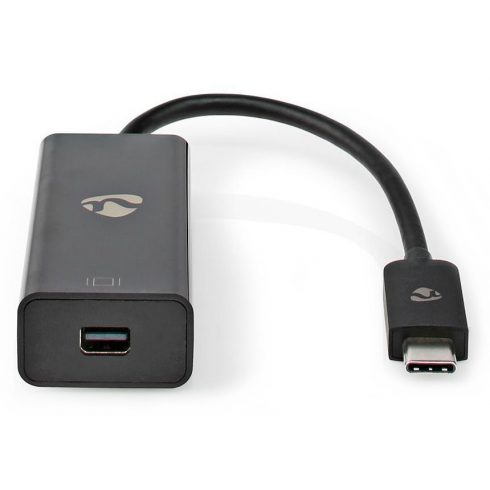 NEDIS kabelski adapter USB 3.2 Gen 1/ USB-C vtič - Mini DisplayPort vtičnica/ okrogel/ črn/ 20 cm