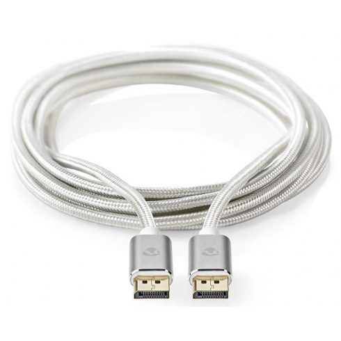 NEDIS PROFIGOLD Displayport kabel/ DisplayPort vtič - DisplayPort vtič/ bombaž/ srebrn/ BOX/ 2m