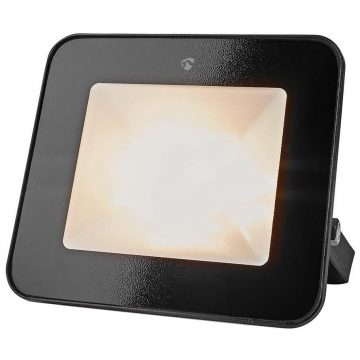   NEDIS Wi-Fi pametni RGB reflektor/ IP65/ topla do hladna bela/ 1600 lm/ 20 W/ aluminij/ Android & iOS