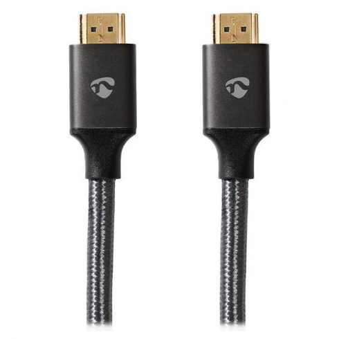 NEDIS PROFIGOLD Ultra High Speed HDMI 2.1 kabel/ 8K@60H/ pozlačeni konektorji HDMI-HDMI/ bombaž/ antracit/ ŠKATLA/ 3m