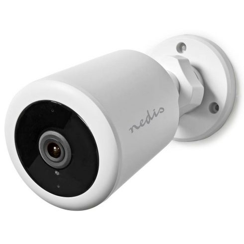 IP kamera NEDIS/ bullet/ Full HD 1080p/ 2Mpx/ leča 4 mm/ IP65/ night vision/ omrežno napajanje/ 12 V adapter/ bela