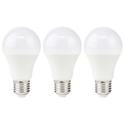 NEDIS LED sijalka E27/ A60/ 8 W/ 220 V/ 806 lm/ 2700 K/ topla bela/ mat/ 3 kosi