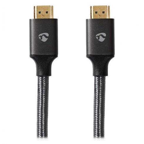 NEDIS PROFIGOLD Ultra High Speed HDMI 2.1 kabel/ 8K@60H/ pozlačeni konektorji HDMI-HDMI/ bombaž/ antracit/ BOX/ 5m